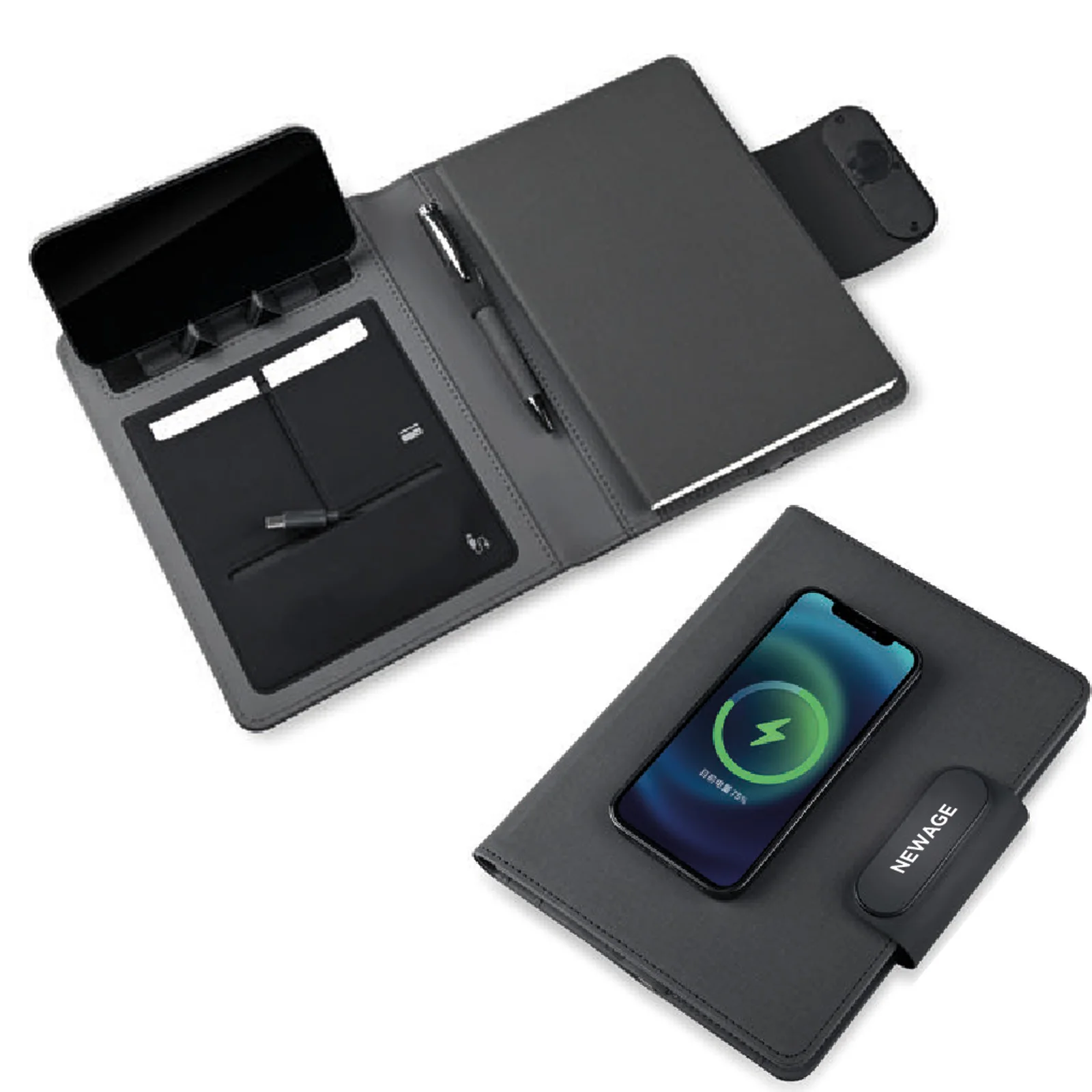 Didim 8000 mAh Wıreless Powerbank Defter – görsel 2