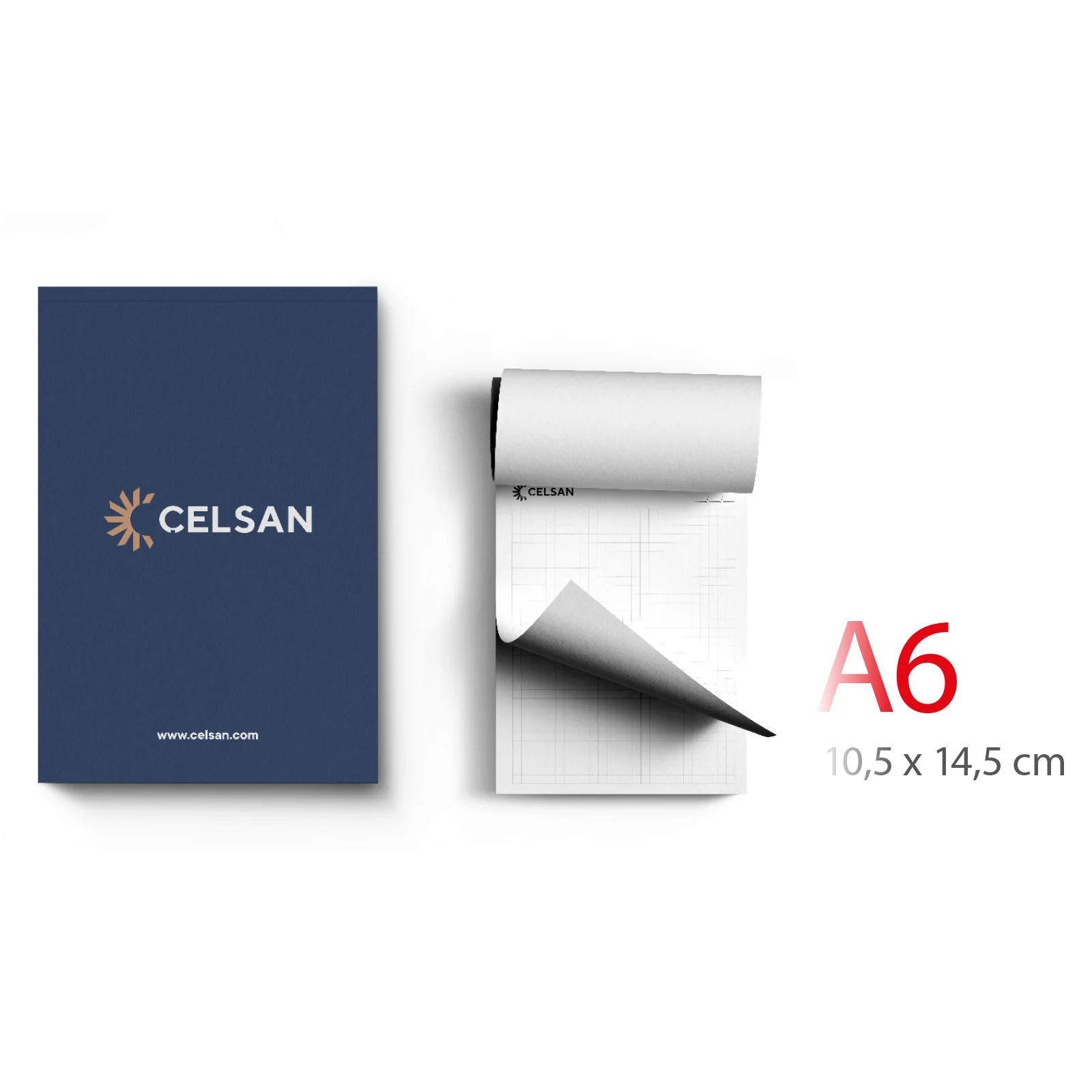 Ala-35 Kapak Geçmeli A6 Bloknot